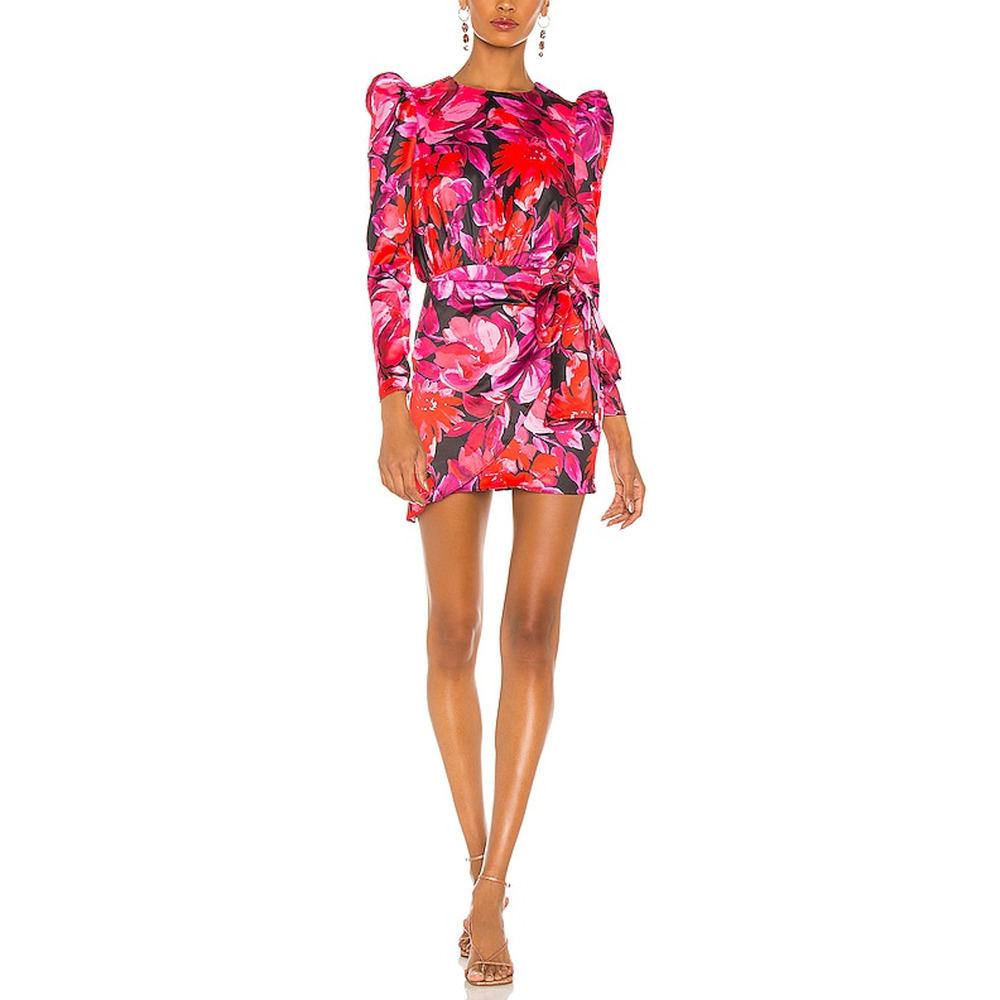 Nbd 'Levigne' Pink Button Closure Mini Dress Size S